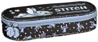 Penar oval pentru școală Paso Stitch - Sky Blue, Cu 1 fermoar