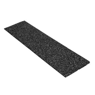Pardoseală sport cu margine din cauciuc - 100x25 cm - 20 mm grosime - Gri