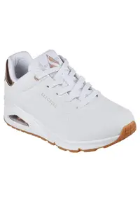 Pantofi Skechers UnoGolden Air albi pentru femei
