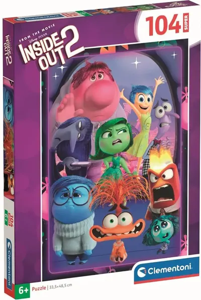 Puzzle pentru copii Clementoni de 104 piese - Inside Out 2, varianta 2