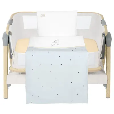 Set lenjerie pentru tarc mic 3 piese Stripy Friends