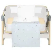 Set lenjerie pentru tarc mic 3 piese Stripy Friends
