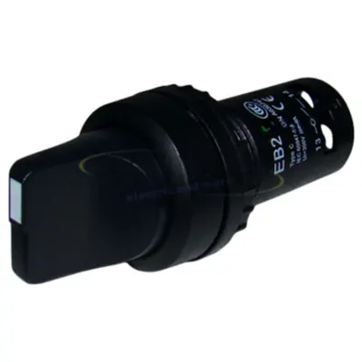 Intrerupator rotativ 22mm cu 3 pozitii 1-0-2 model EB2