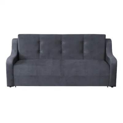 Canapea extensibila VALY II, 3 locuri, cu lada depozitare, albastru petrol, 215x90x95 cm