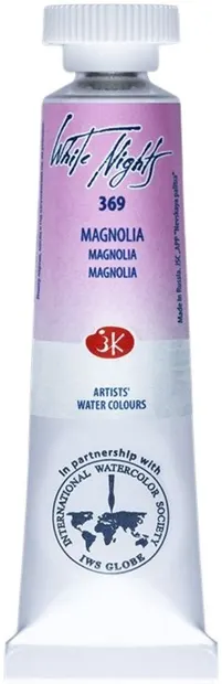 Vopsea de acuarelă Paleta Nevskaya Leningrad Nopti albe - 369, Magnolie, 10 ml