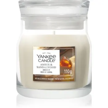 Yankee Candle Amber & Sandalwood lumânare parfumată Signature