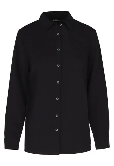 Camasa dama - casual/eleganta - Comfort Fit - K-Akre - negru - Negru