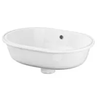 Lavoar sub blat alb 55 cm, oval, Cersanit Caspia