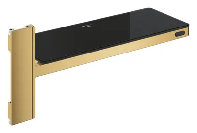 Raft sistem dus Grohe SPA Aqua Pure, 231 x 91 mm, metal/acril, lucios, auriu, 101677GL00