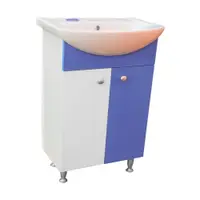 Masca chiuveta / lavoar baie Selena 70 cm alb-cobalt