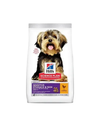 HILL'S Science Plan Adult Small & Mini Sensitive Stomach & Skin cu pui 6 kg pentru câini