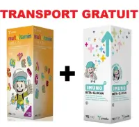 Pachet Sirop imunitate copii cu beta glucan + Sirop multivitamine copii cu inulina