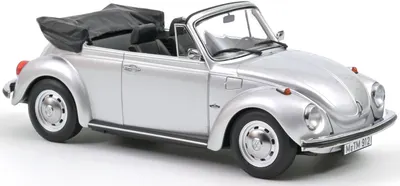 Model de colecție NOREV Modern: Mașini - Volkswagen 1303 Cabriolet (1973) (Silver)