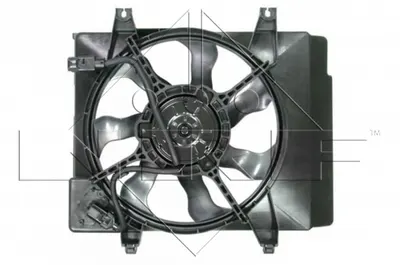 Ventilator radiator (cu carcasa) potrivit KIA PICANTO 1.0 1.1 1.1D 04.04