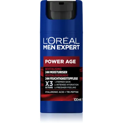 L’Oréal Paris Men Expert Power Age crema revitalizanta cu acid hialuronic pentru bărbați 100 ml