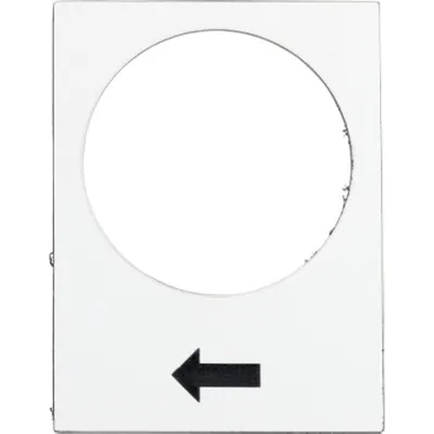 Legenda - 30 X 40 Mm - Alba - Ridicare Sau La Dreapta, Postul Mare