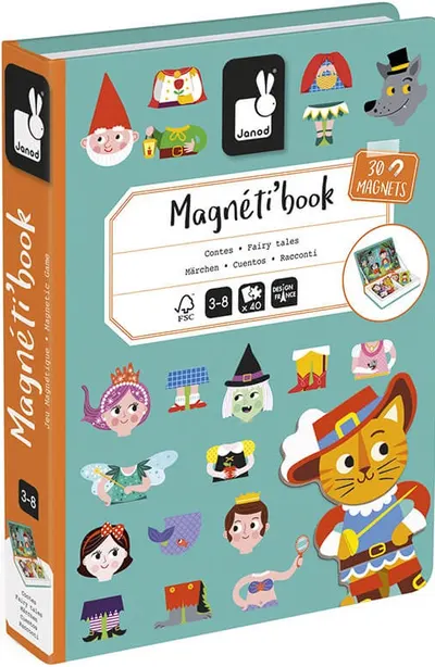 Carte magnetica pentru copii Janod - Povesti