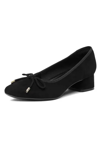 Pantofi piele naturala - negru