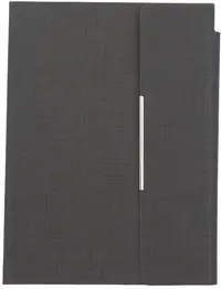 Agenda din piele cu capac magnetic Trend A5 - Grafit
