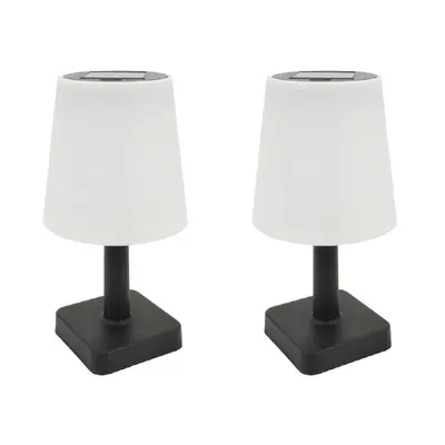 Set 2 x Lampa solara LED tip veioza, 12x23 cm
