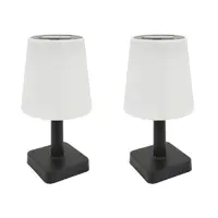 Set 2 x Lampa solara LED tip veioza, 12x23 cm