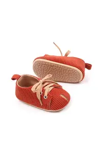 Pantofi Casual - Textil - Tip Reiat - Baieti - Siret - Caramiziu