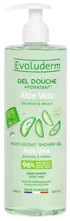 Gel de dus hidratant Aloe Vera, 500ml, Evoluderm