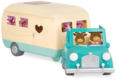 Camion Battat Li'l Woodzeez - Cu 38 accesorii