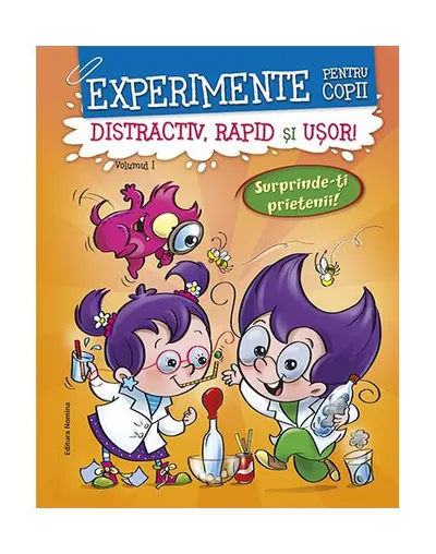 Experimente pentru copii – portocaliu - Paperback brosat - Alexandre Wajnberg