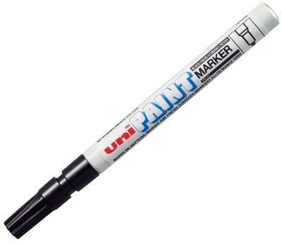 Marker permanent Uniball pe baza de ulei - Negru