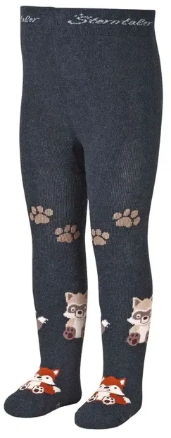 Colanți termici pentru copii Sterntaler - Forest friends, 122/128 cm, 5-6 ani, albastru