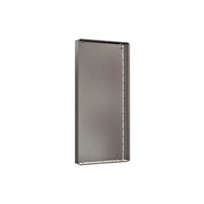 Wall box 2-24 flat, 3-part system 100mm deep, 168MW