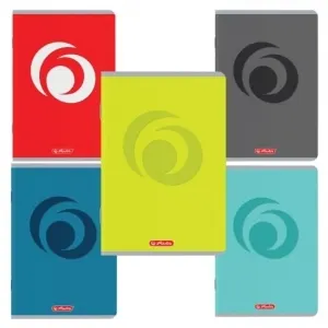 Caiet A5 80 file 70g/mp, patratele, diverse motive Rainbow