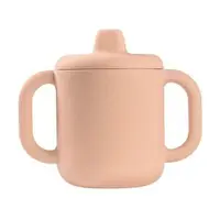 Cana de antrenament silicon Beaba Pink