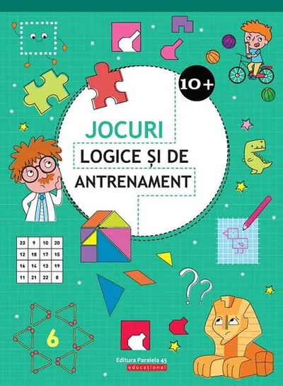 Jocuri logice și de antrenament (10 ani +) - Paperback brosat - Ballon Media