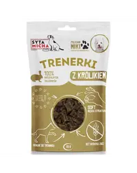 SYTA MICHA Recompense pentru dresaj cu iepure pentru câini 80 g