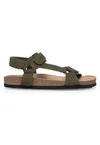 Pantofi copii - 590558855491234 - Piele naturala/Piele nabuc - Kaki