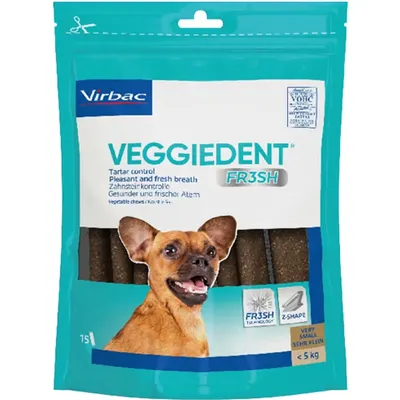 Veggiedent Fr3sh Extra Small Dog (<5 kg), 15 bucati
