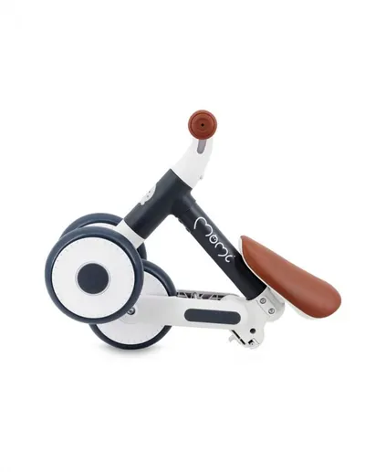 Tricicleta pliabila fara pedale Momi Dex graphite, cadru pliabil, scaun reglabil in 2 pozitii, roti din cauciuc Eva, greutate maxim admisa 20 kg, recomandata copiilor de la 1 an