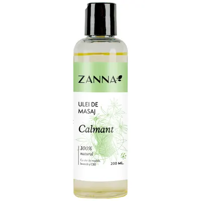 Ulei de masaj Calmant, 200ml, Zanna