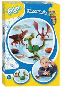 Set de creatie Totum - Fa, singur dinozauri colorati