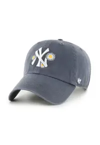 ’47 - Sapca baseball ajustabila cu logo brodat - Alb/Galben/Albastru stins