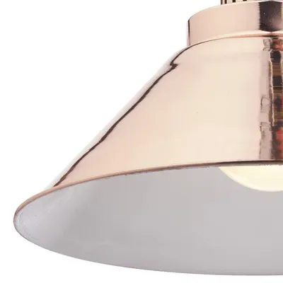 Lampa suspendata Dauphine 1 Light Pendant Copper
