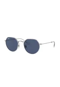 Ochelari de soare rotunzi cu rama metalica Jack - Argintiu