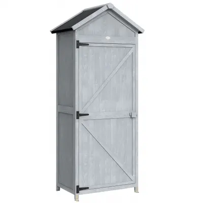 Outsunny căsuță dulap depozitare unelte exterior | Aosom Romania