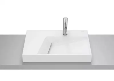 Lavoar Roca Horizon A32727600B, montare pe blat, 60 x 42 cm, Alb