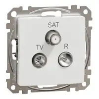 Sedna Design, Priza TV-R-SAT intermediara 7dB, alb