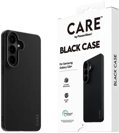 Husă CARE – Black Case, Galaxy S26 Plus, negru