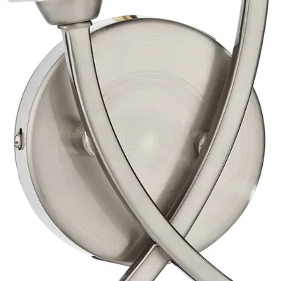Aplica Morgan Double Wall Bracket Satin Chrome