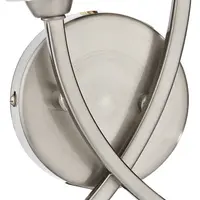Aplica Morgan Double Wall Bracket Satin Chrome